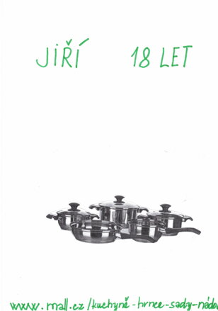 Sada nerez nádobí – 18 let
