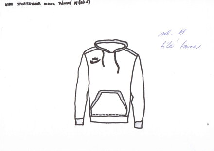  mikina NIKE vel. M barva bílá