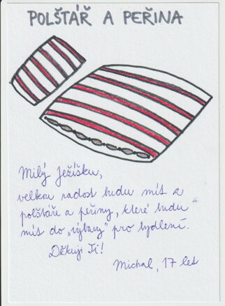 polštář a peřina