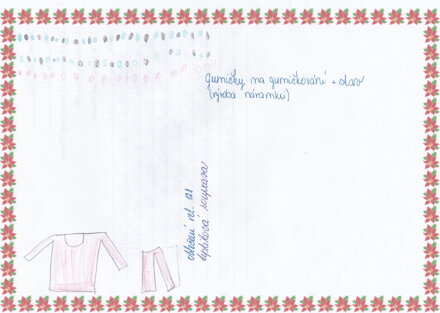 GUMIČKY, OBLEČENÍ VEL.128