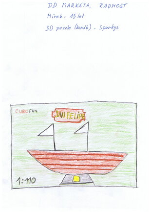 3D PUZZLE KORÁB SPARKYS