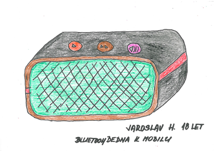 BLUETOOH BEDNIČKA K TELEFONU
