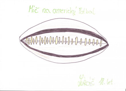 MÍČ NA AMERICKÝ FOTBAL