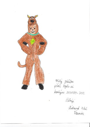 KOSTÝM SCOOBY DOO VEL.134