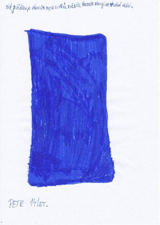 VELKÝ MODRÝ RUČNÍK
