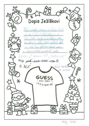 BÍLÉ TRIKO GUESS VEL.S