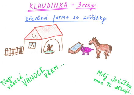 Dřevěná farma se zvířátky