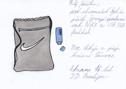 Sportovní vak NIKE + flashdisk