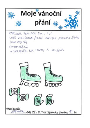 Kolečkové brusle viz.níže